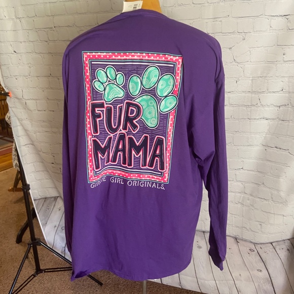 Tops - Plus size 2X NWT purple Fur Mama t shirt top